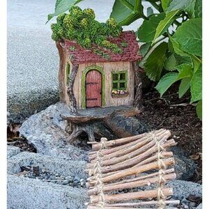Fairy Garden Fairy Houses – Fairy Garden Houses for Outdoor - Large Fairy Tree